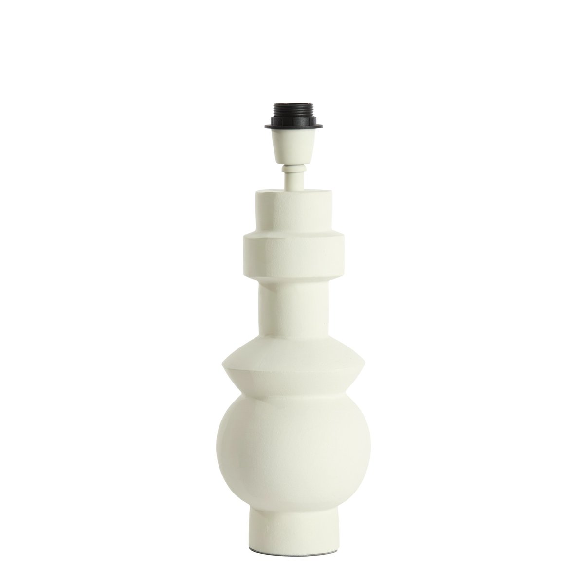 Base De La Lampe Métal ESINO crème, LIGHT & LIVING