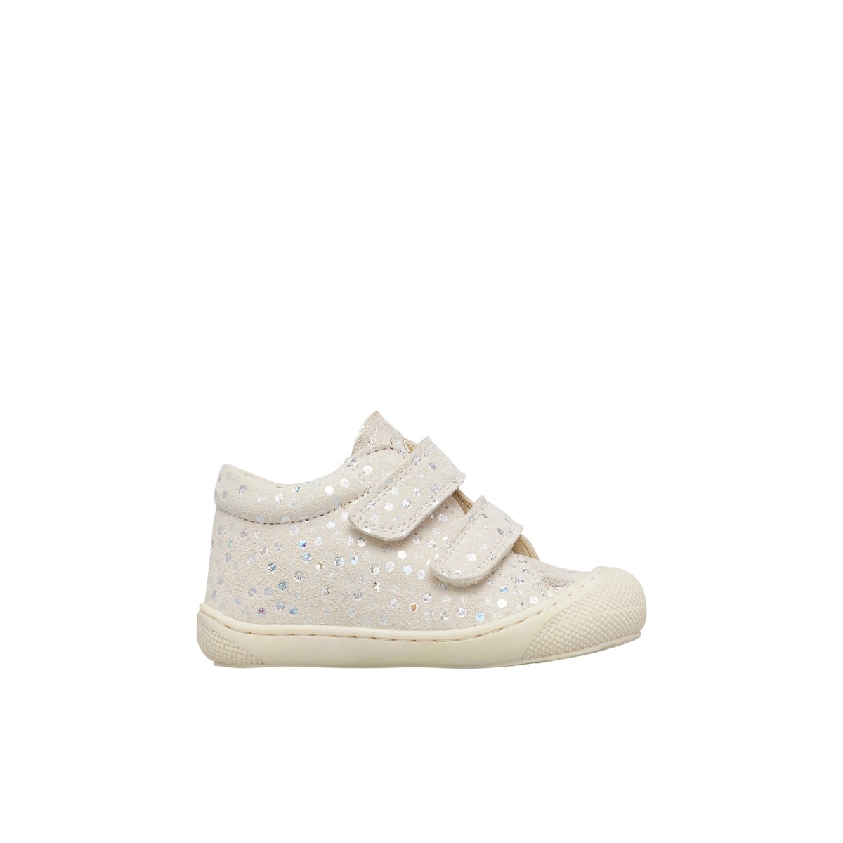 Chaussures premiers pas en suède COCOON VL platine-, NATURINO