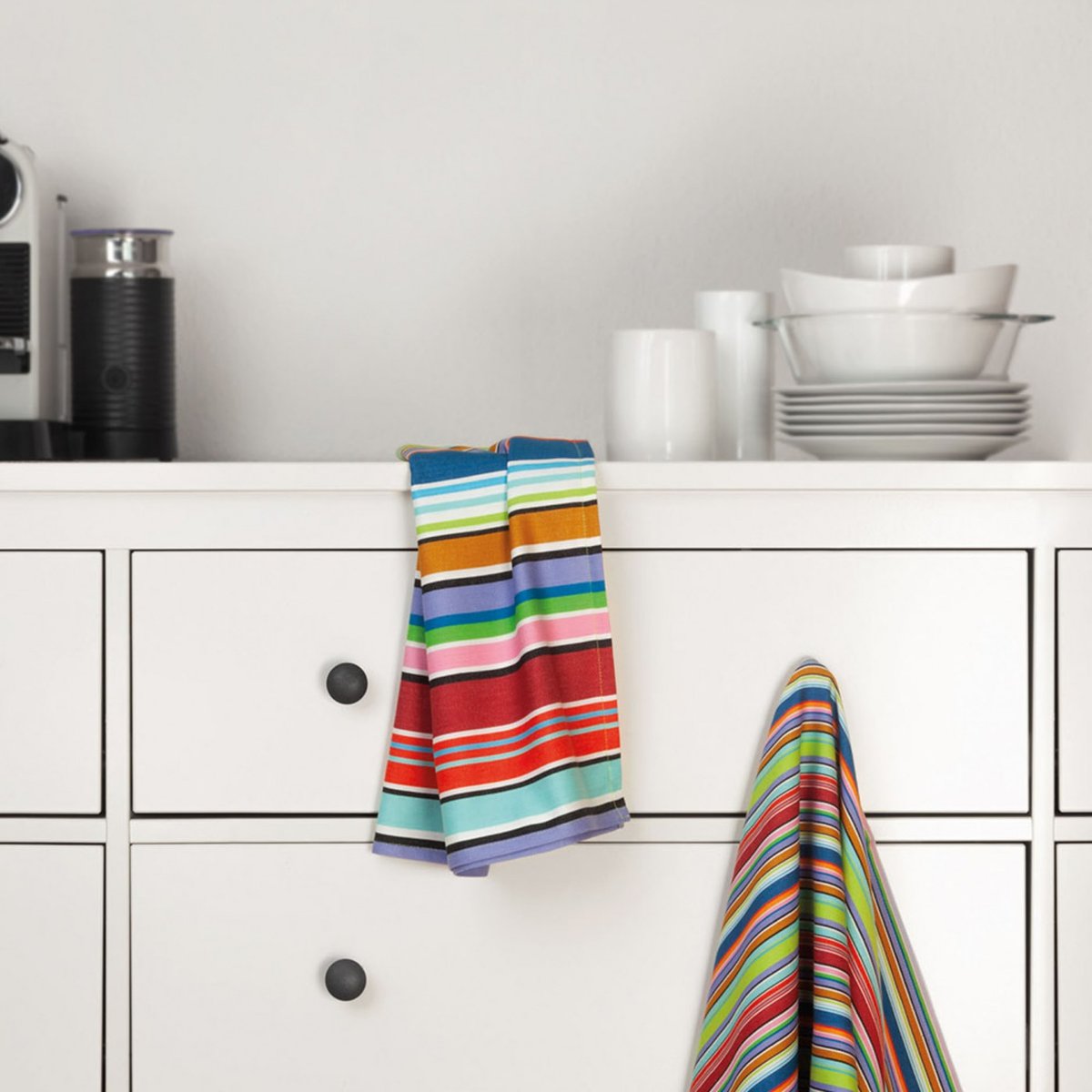 Torchon de cuisine design Remember set de 2 multicolore, REMEMBER