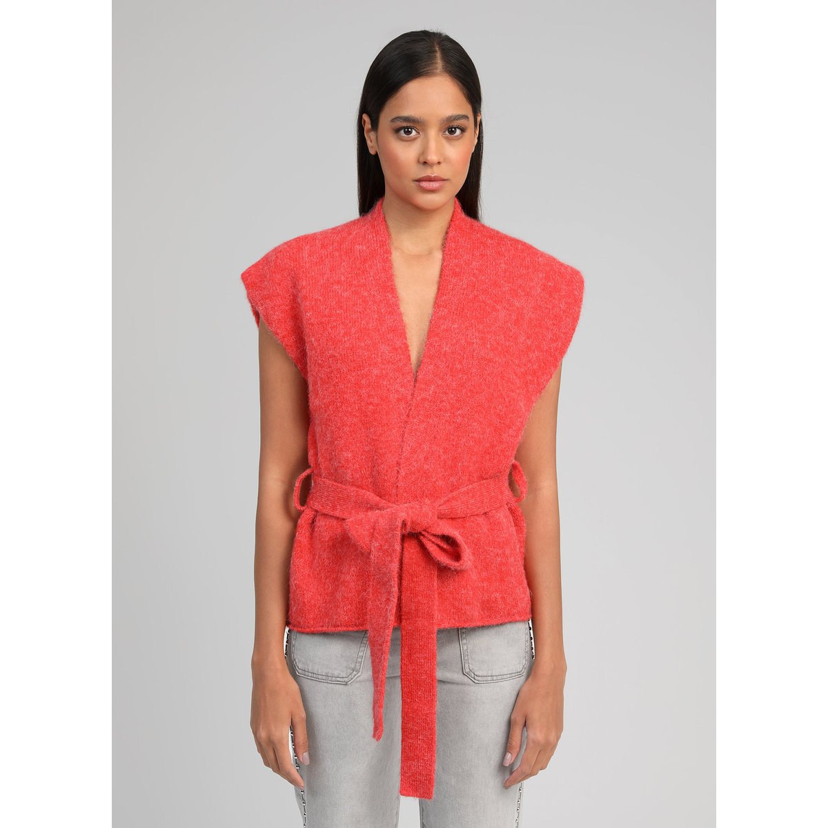 Gilet LOUNINI coquelicot, AN'GE
