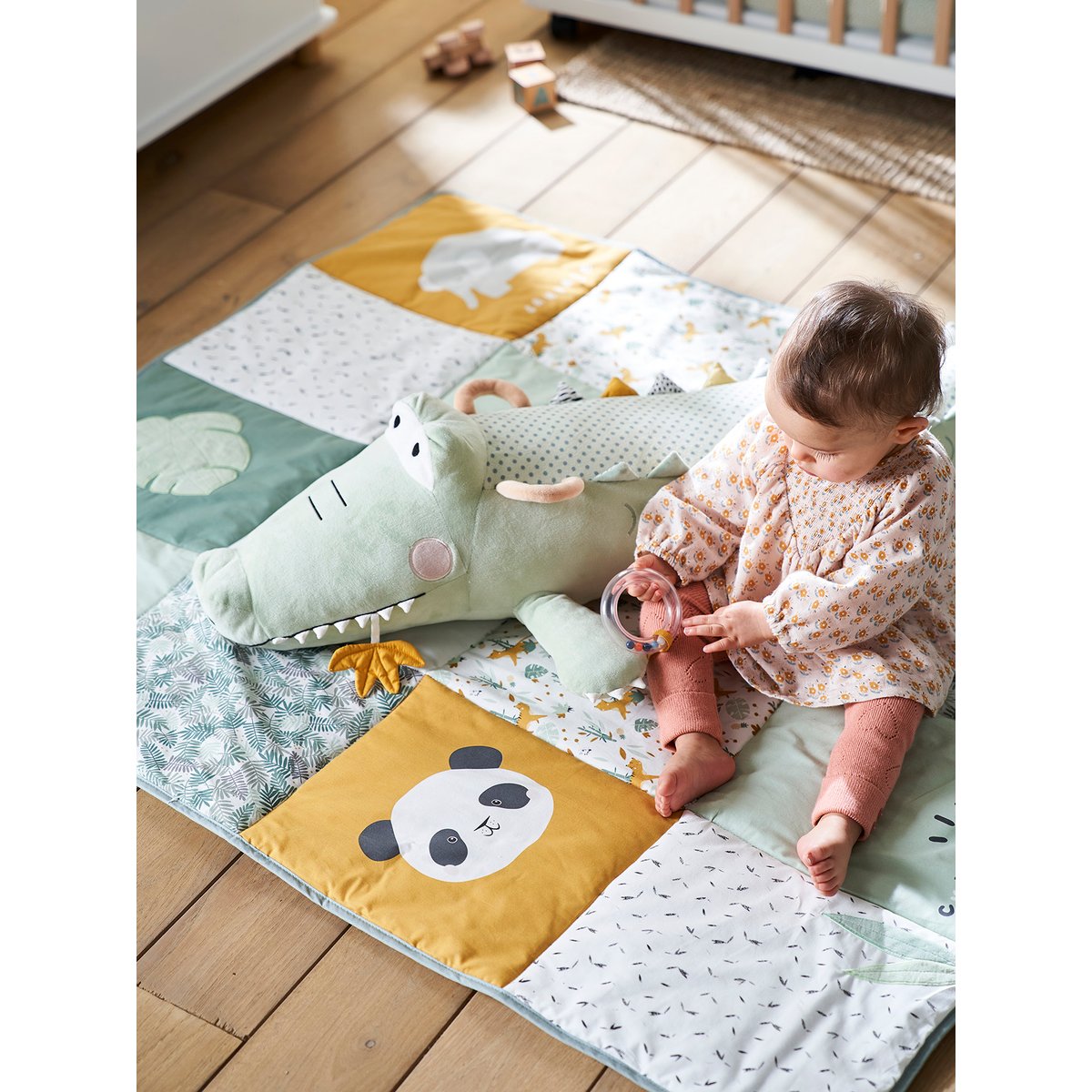Tapis de sol HANOI multicolore, VERTBAUDET