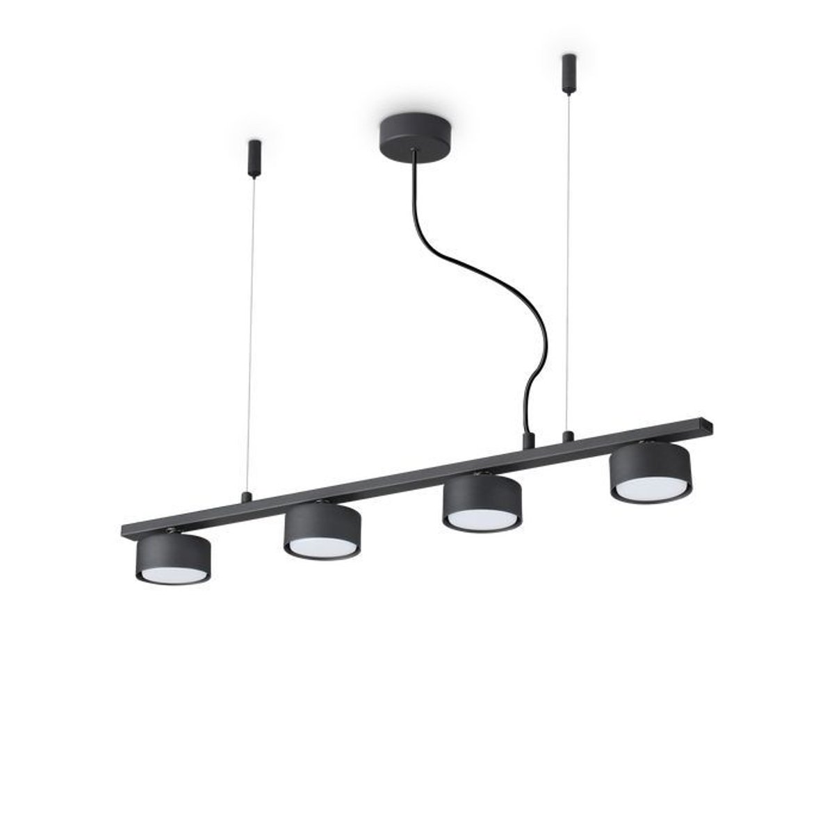 Suspension MINOR noir, IDEAL LUX