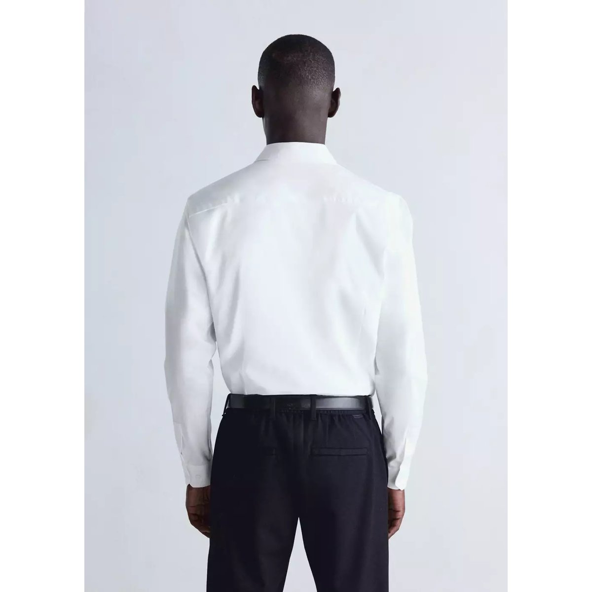Chemise coton comfort stretch non-iron blanc, MANGO MAN