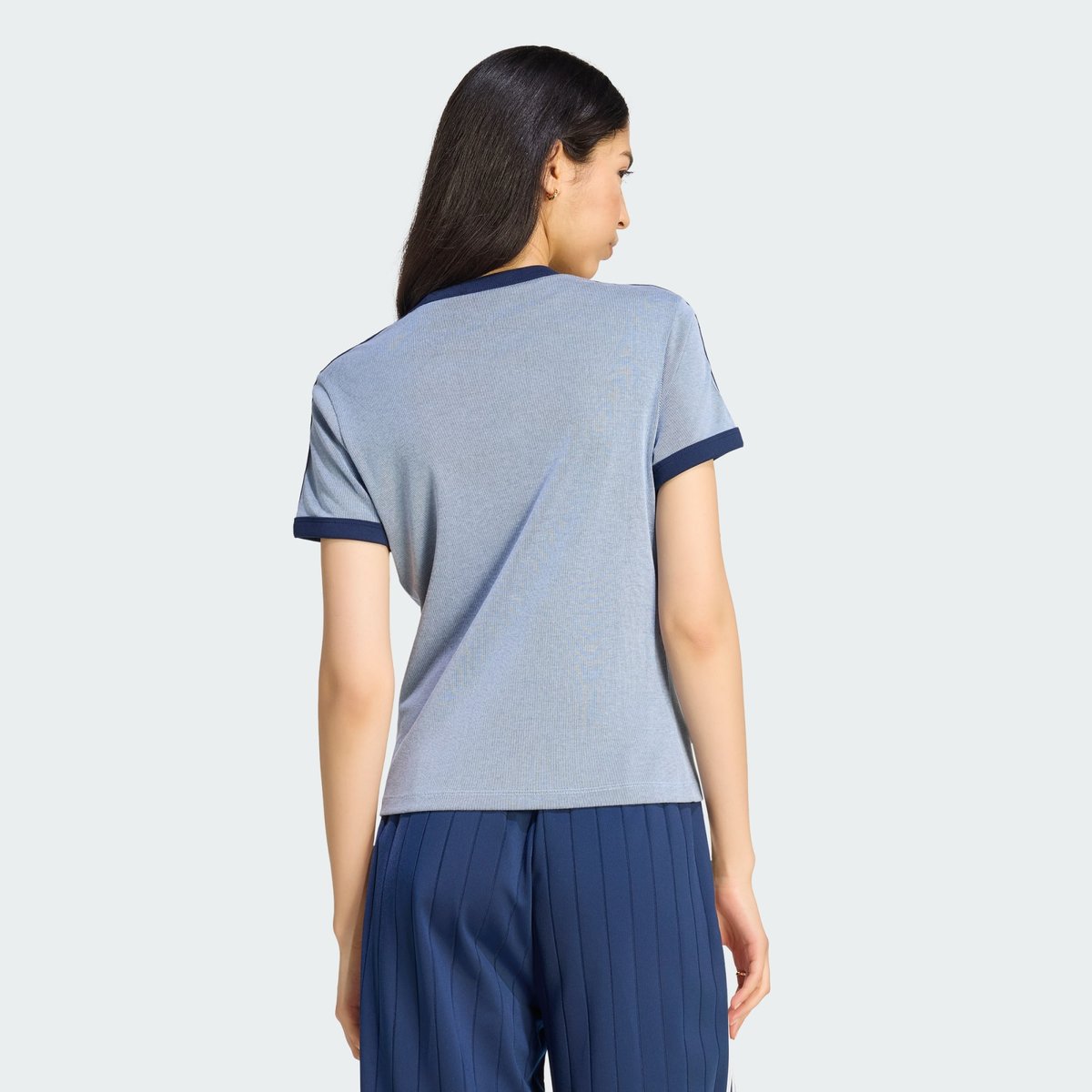 T-Shirt Chiné 3S Cali T-Shirt Chiné 3S Cali warm vanilla / bold gold / night indigo, adidas Originals