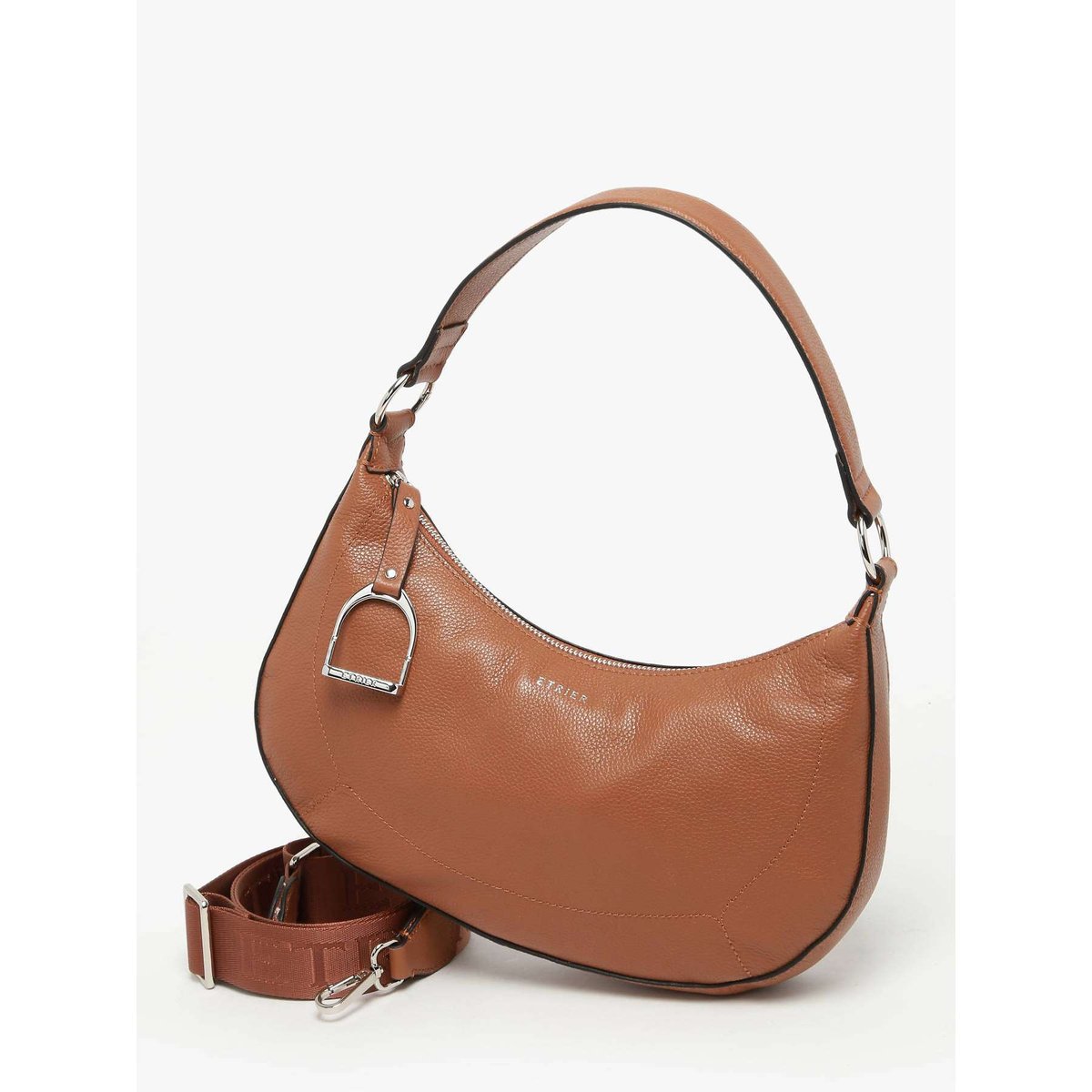 Sac porté épaule M Altesse cuir camel, ETRIER