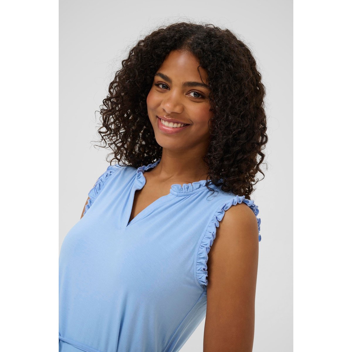 Robe bleu vista blue, KAFFE