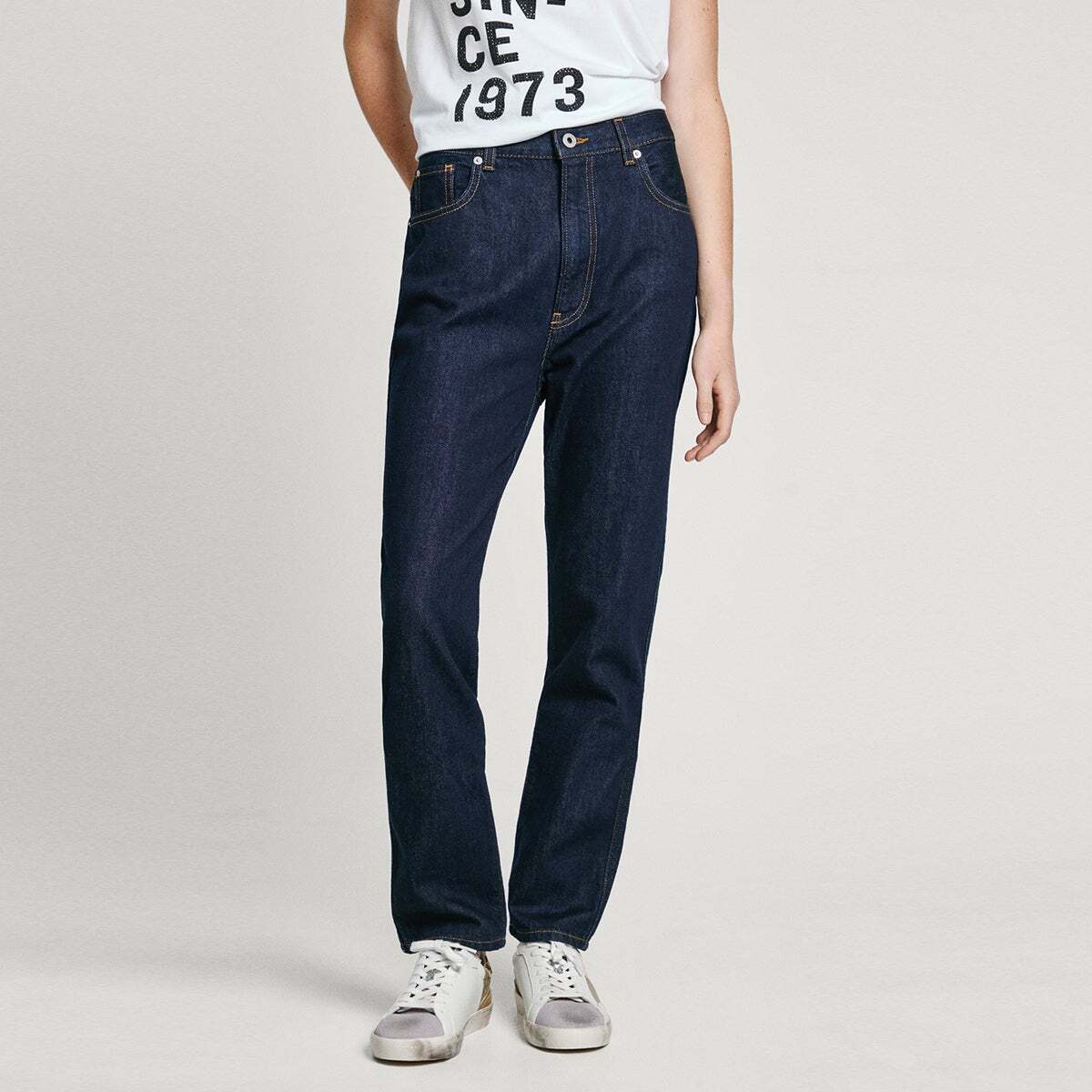 Jean Coupe Slim, Taille Haute - Betty rinse, PEPE JEANS