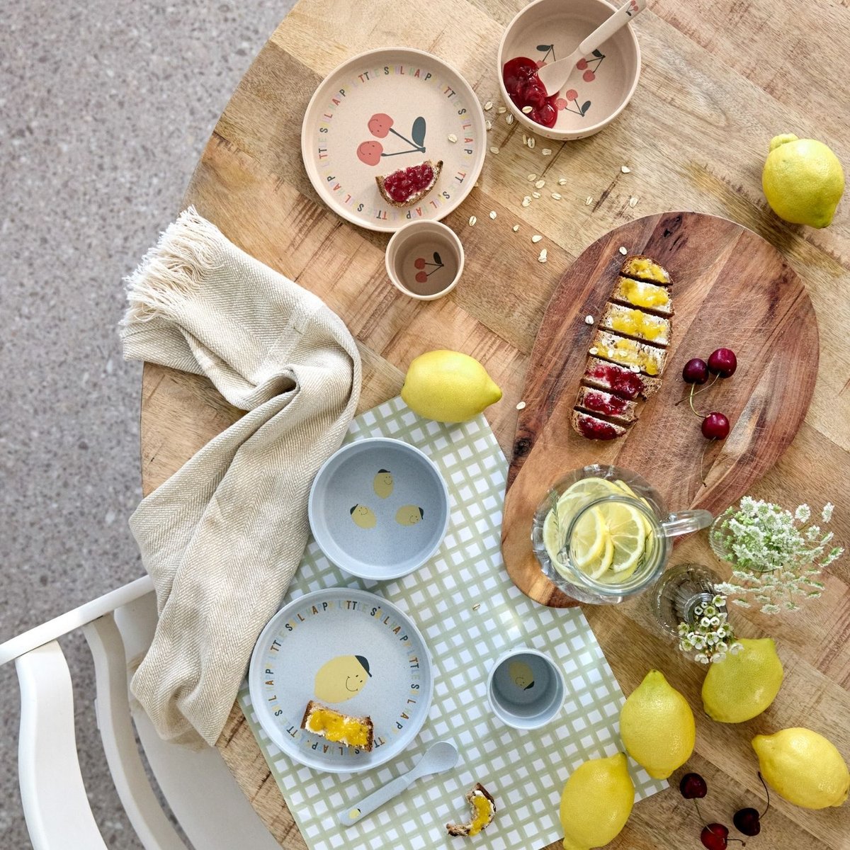 Coffret repas bleu, jaune, LASSIG