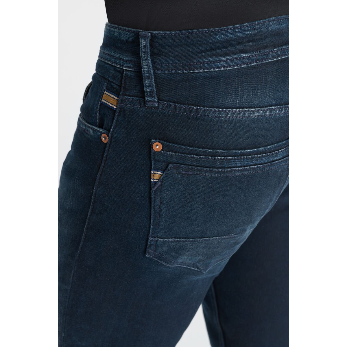 Jeans droite 800/12, longueur 34 blue / black, LE TEMPS DES CERISES