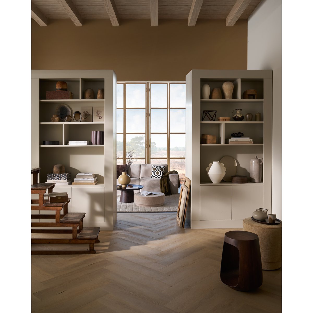 Armoire murale en pin WALLCOVER taupe, VTWONEN