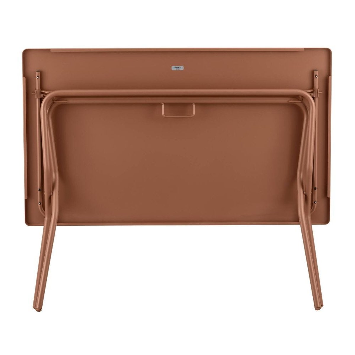 Ensemble 1 table 4 chaises pliantes - BALCONY orange canyon-canyon, LAFUMA MOBILIER