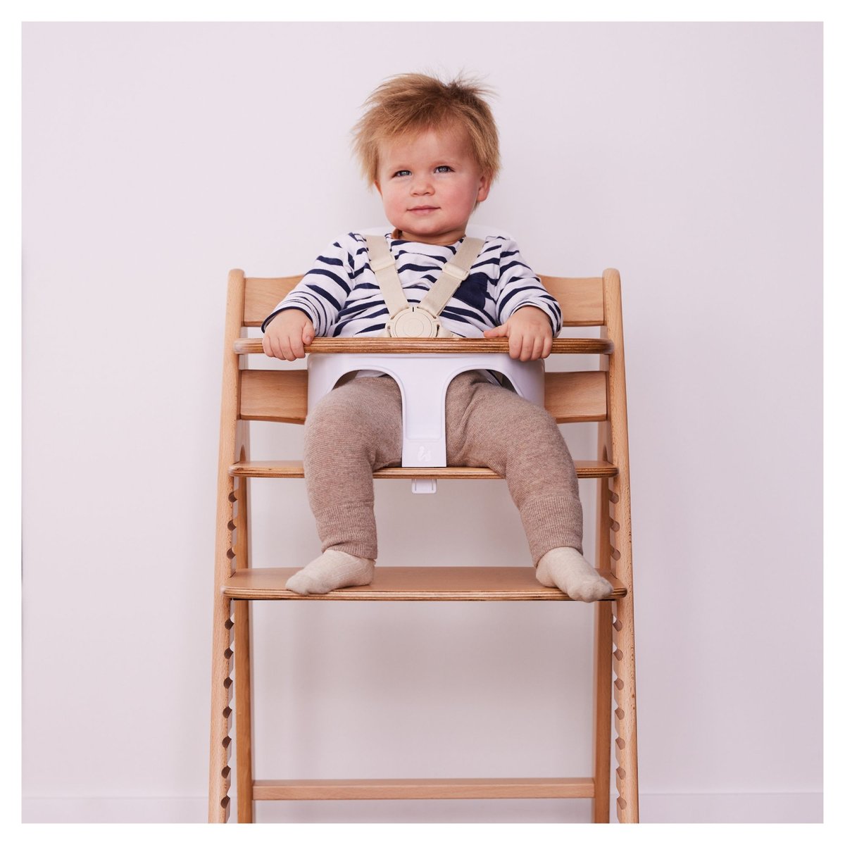 Réducteur bébé pour chaise haute Arketa Baby Seat blanc couleur unique, HAUCK