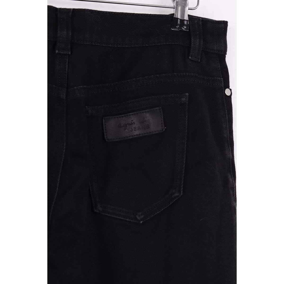 Jean bootcut - Très Bon État noir, AGNES B