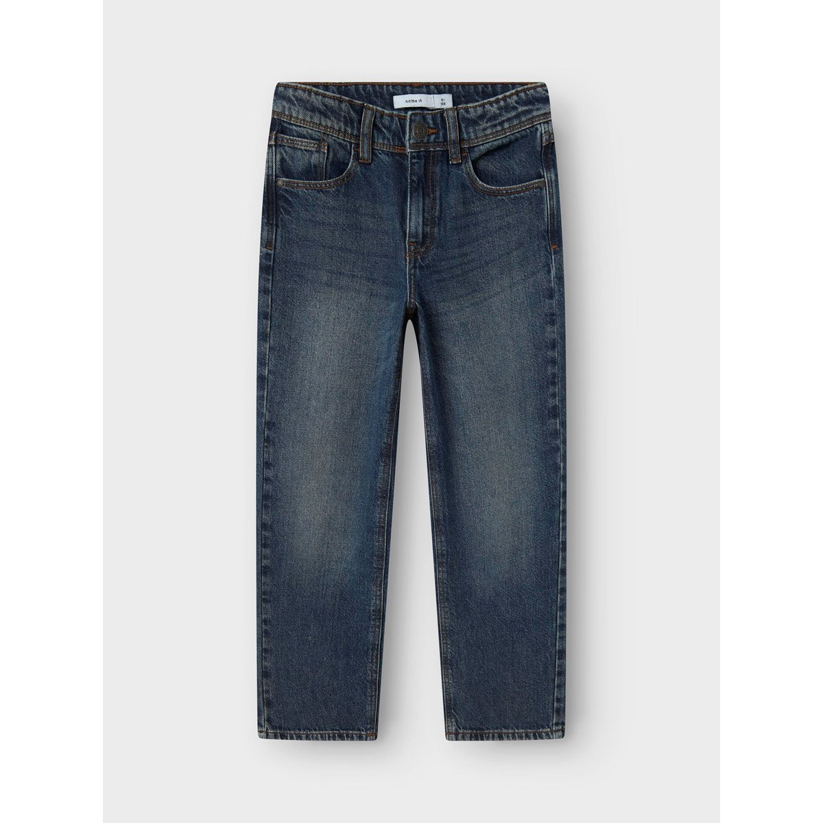 Jean droit dark blue denim, NAME IT