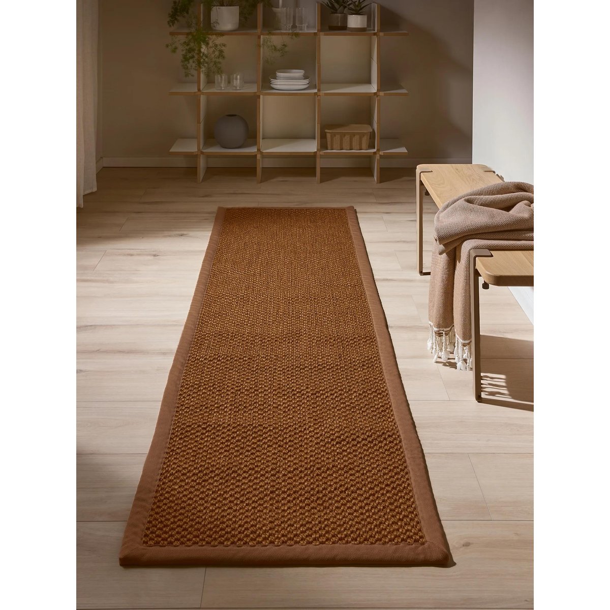 Tapis sisal GRETA marron clair, BENUTA