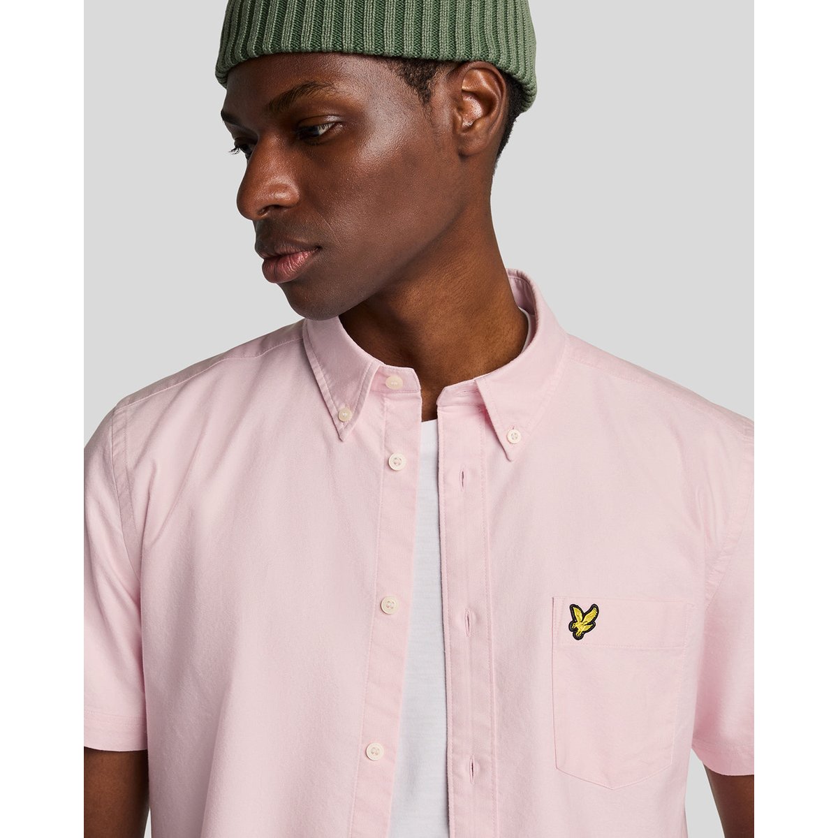 Chemise manches courtes rose clair, LYLE & SCOTT