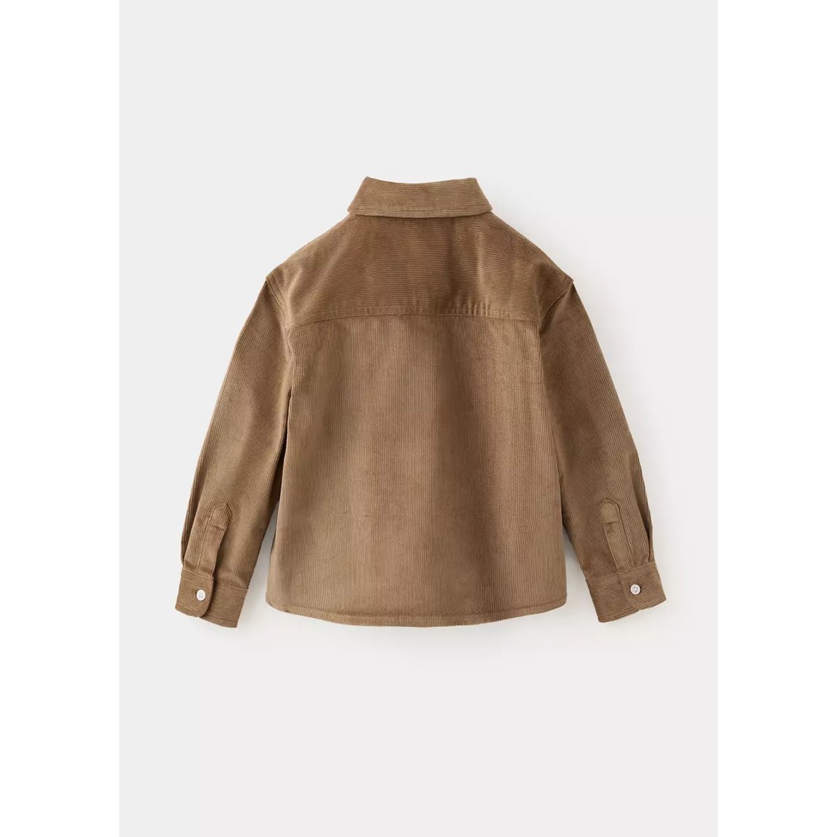 Chemise en velours côtelé et coton tabac, MANGO BABY