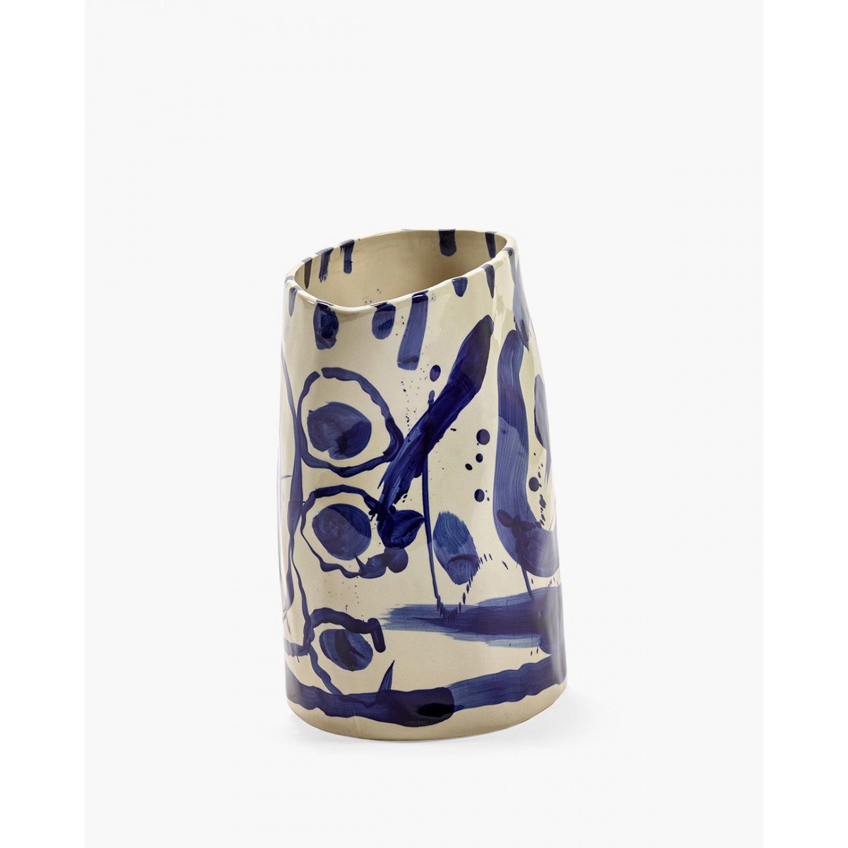 Vase en grès L Sophia bleu, SERAX
