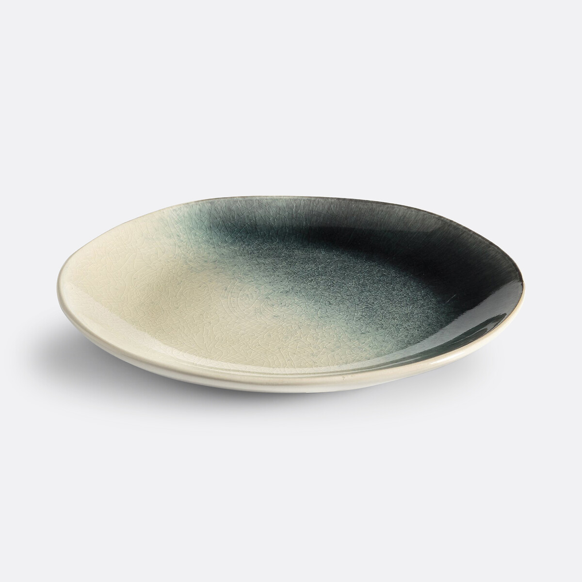 Set of 4 Waldou Gradient Sandstone Plates duck egg blue, LA REDOUTE INTERIEURS