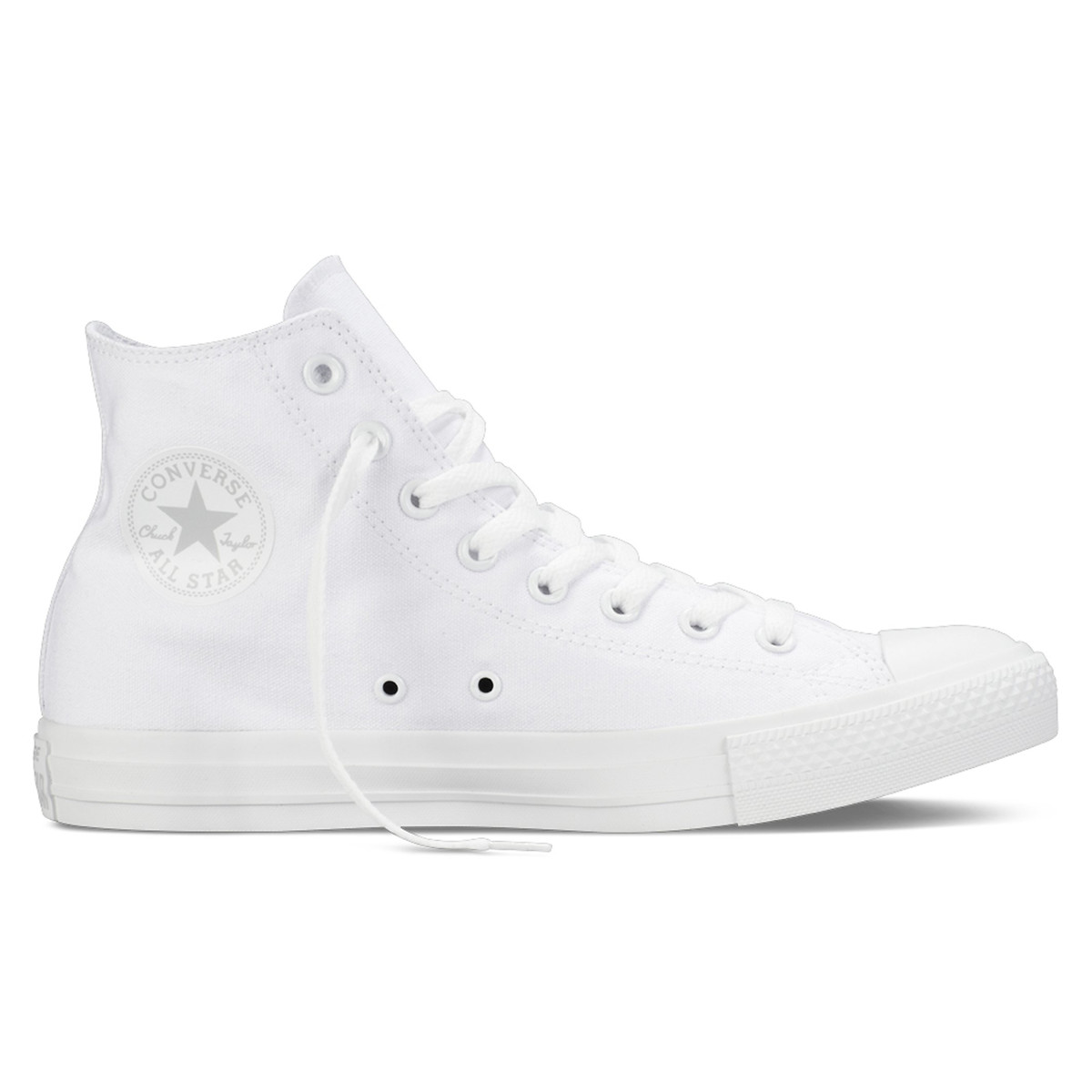 Chuck taylor earthy tones leather high top trainers ecru Converse La Redoute