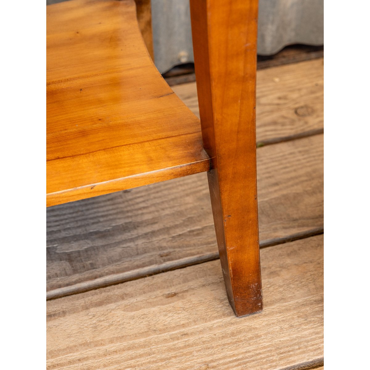 Longue console en bois Francine N°1123 - Bon état bois foncé, DEBONGOUT