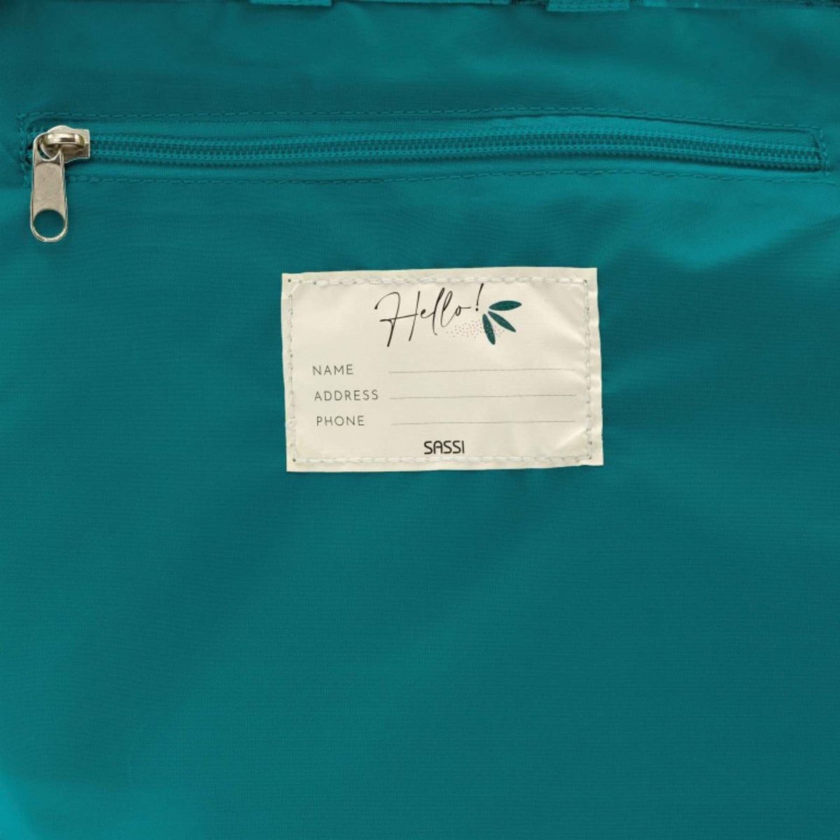 Sac à cordon enfant imperméable pour école piscine et sport ANIMAUX bleu, SASSI