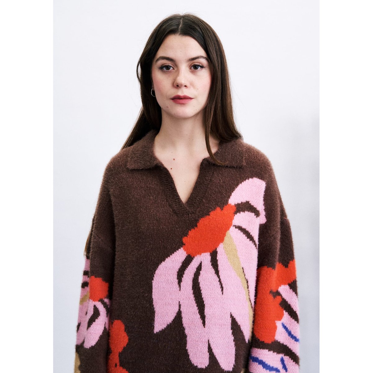 Robe Kodo longue KODO marron chocolat, FRNCH