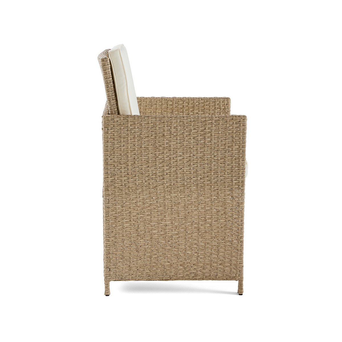 Salon de jardin encastrable 12 places, CUBA beige, BEST MOBILIER