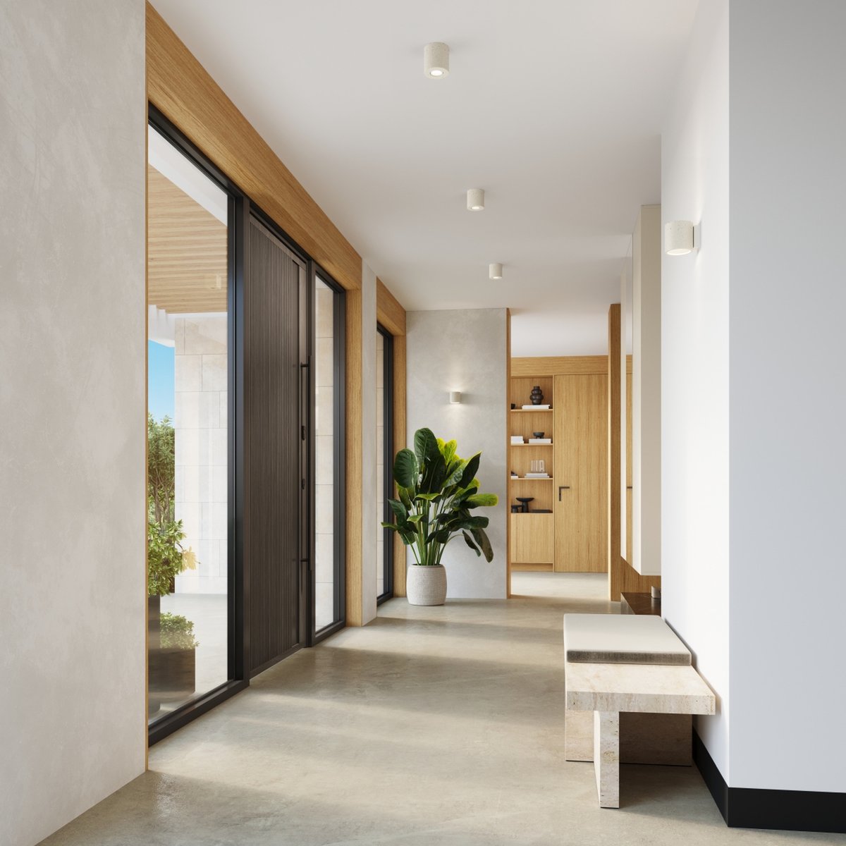 Applique murale Béton Beige G9 1 Orbis beige, EDEN