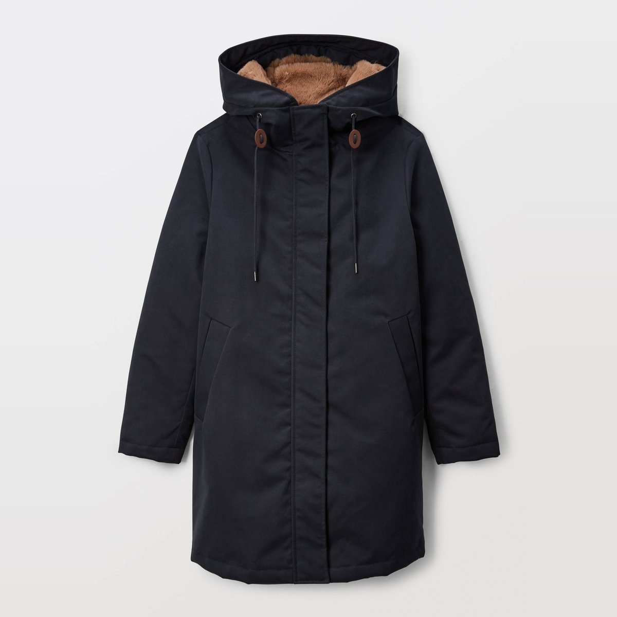 Parka à capuche avec imitation fourrure marine, MONOPRIX