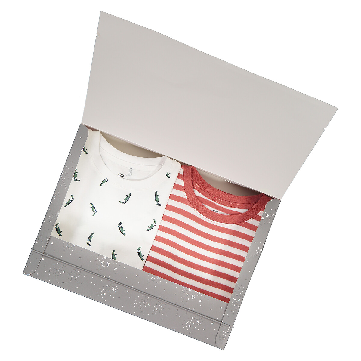 Boîte cadeau grand format gris, LA REDOUTE COLLECTIONS
