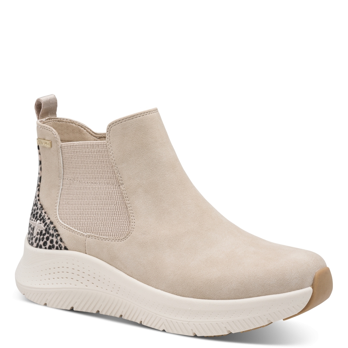 Bottine Chelsea comfort weite marron cuoio cuir, TAMARIS