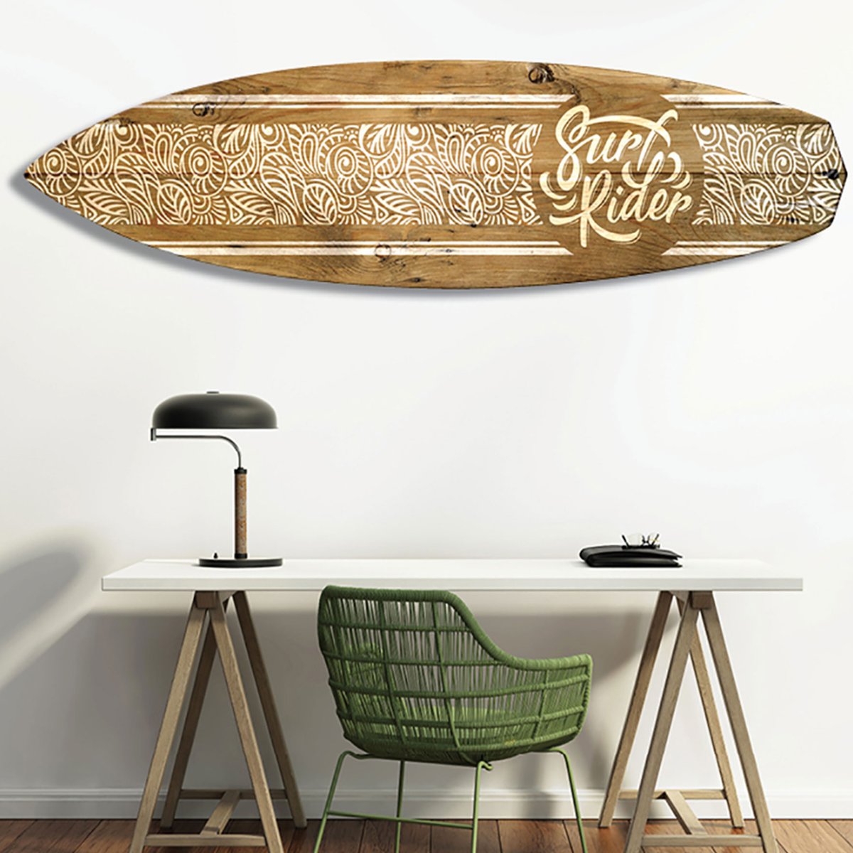 Planche de surf décorative surf rider tableau alu dibond, HEXOA