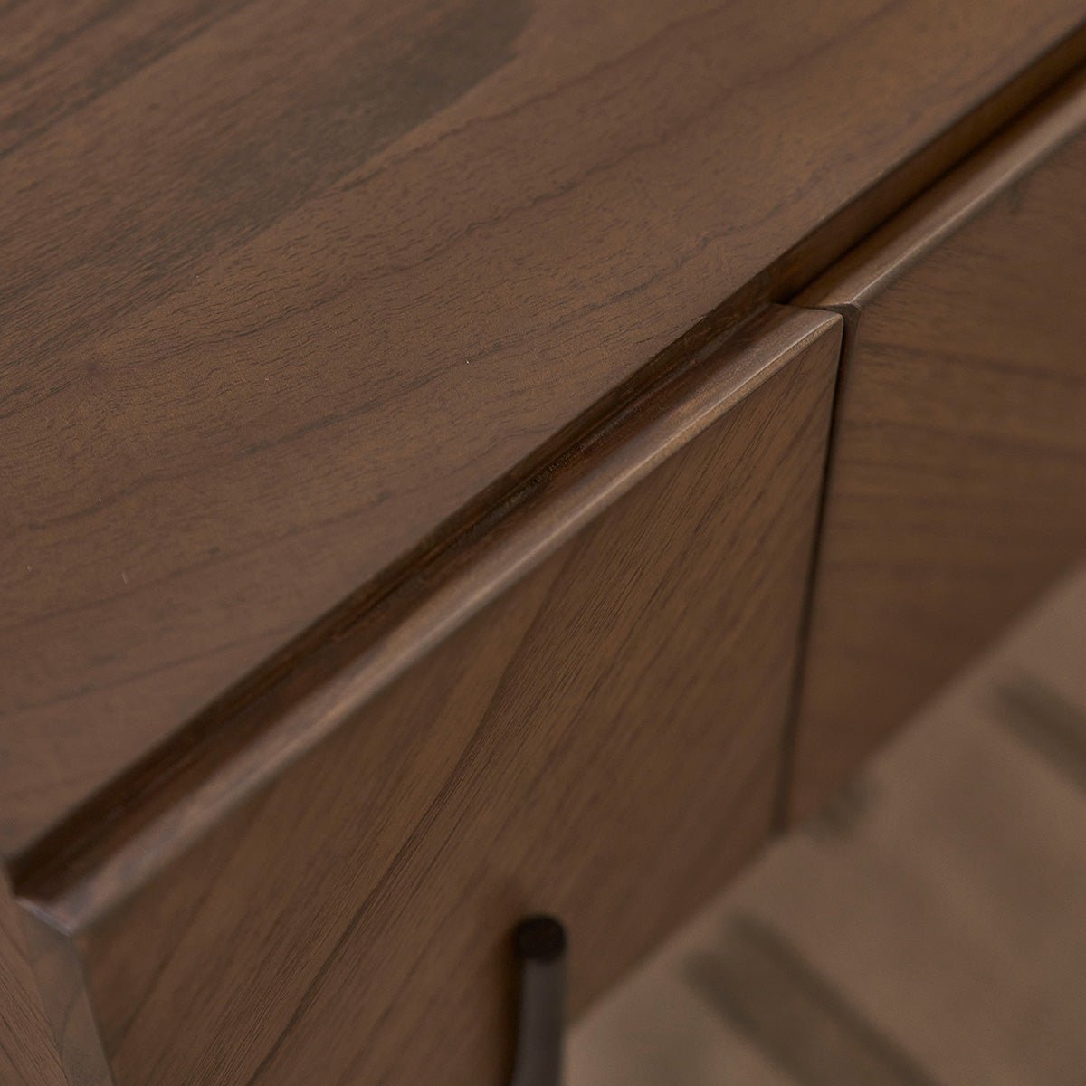 Table basse en bois massif 120 cm 2 tiroirs CALIX marron, BERAH GETAH