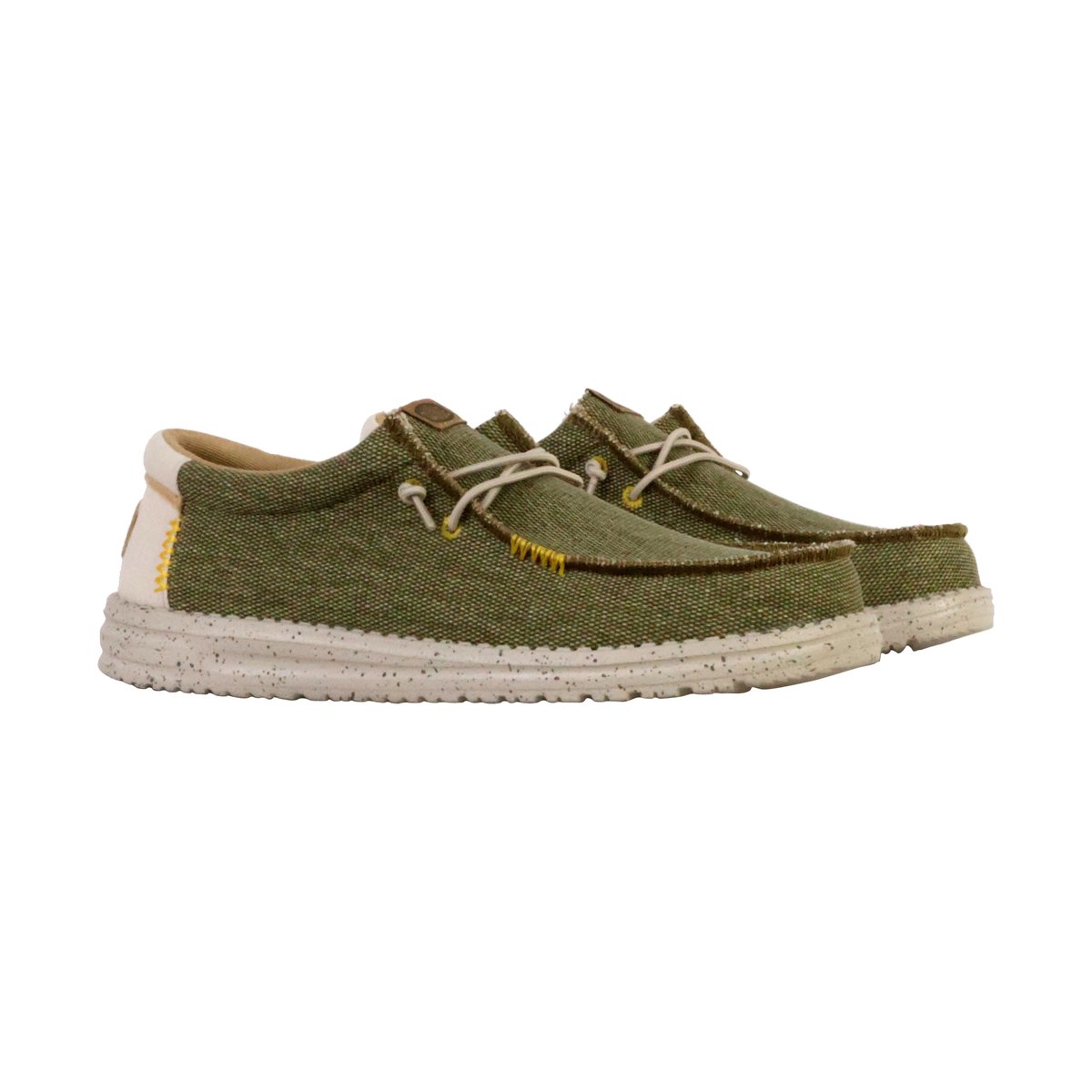 Mocassin à Lacets Wally Coastline Jute olive, HEY