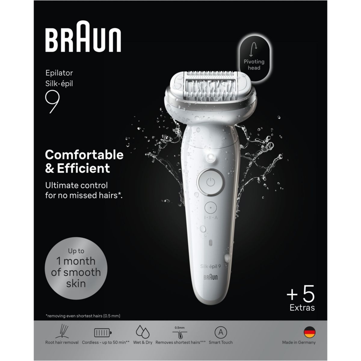 Epilateur électrique Silk-épil SES 9-061 couleur unique, BRAUN