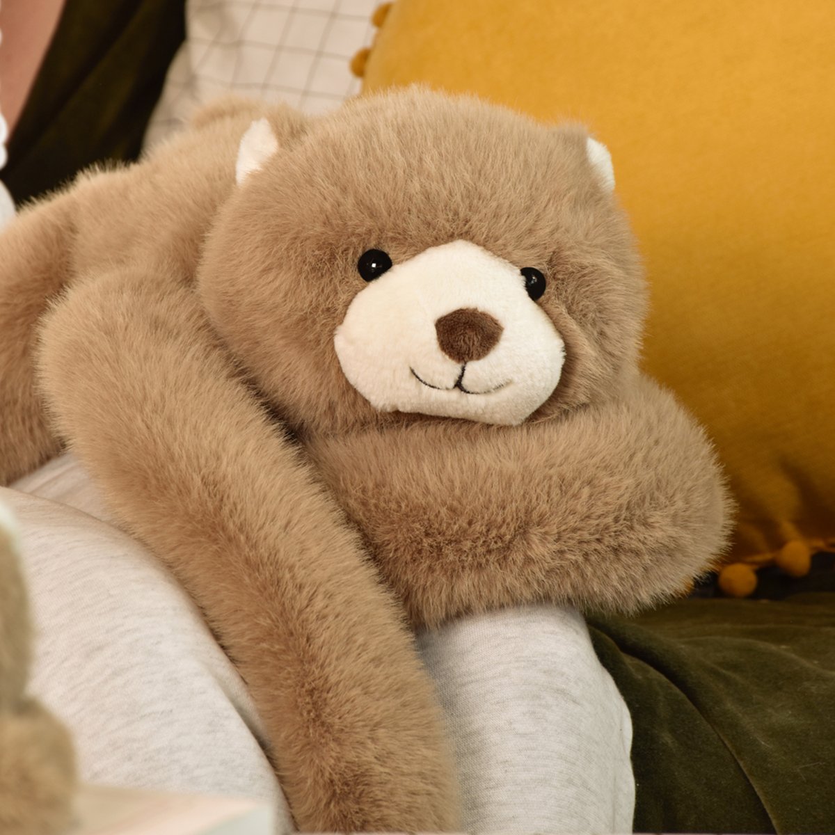Peluche PODCOLL beige, HISTOIRE D'OURS