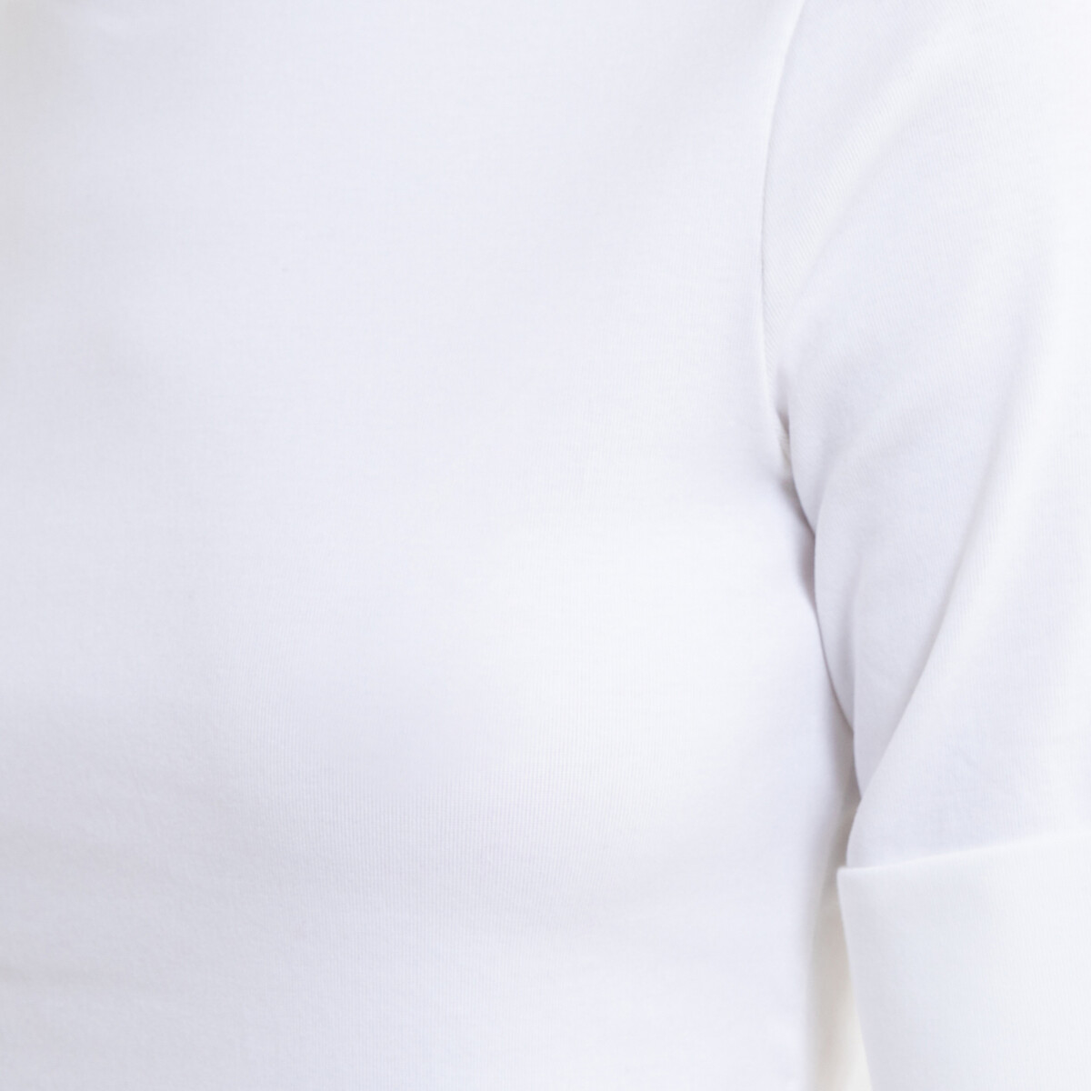 T-shirt com decote à barco, mangas curtas branco, LAUREN RALPH LAUREN