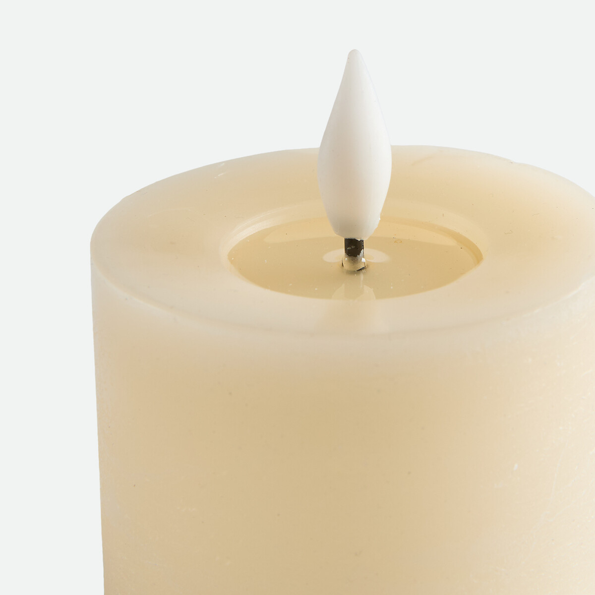 Bougie LED, en cire, hauteur 9,5 cm, CASPAR ecru, LA REDOUTE INTERIEURS