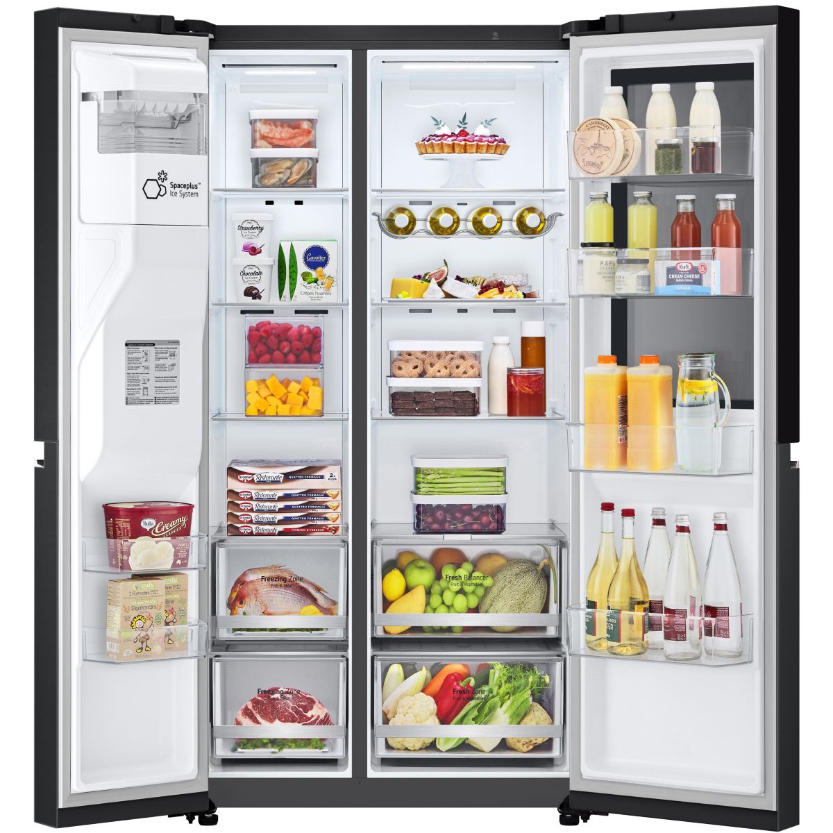 Réfrigérateur Américain GSGV80EPLD InstaView couleur unique, LG