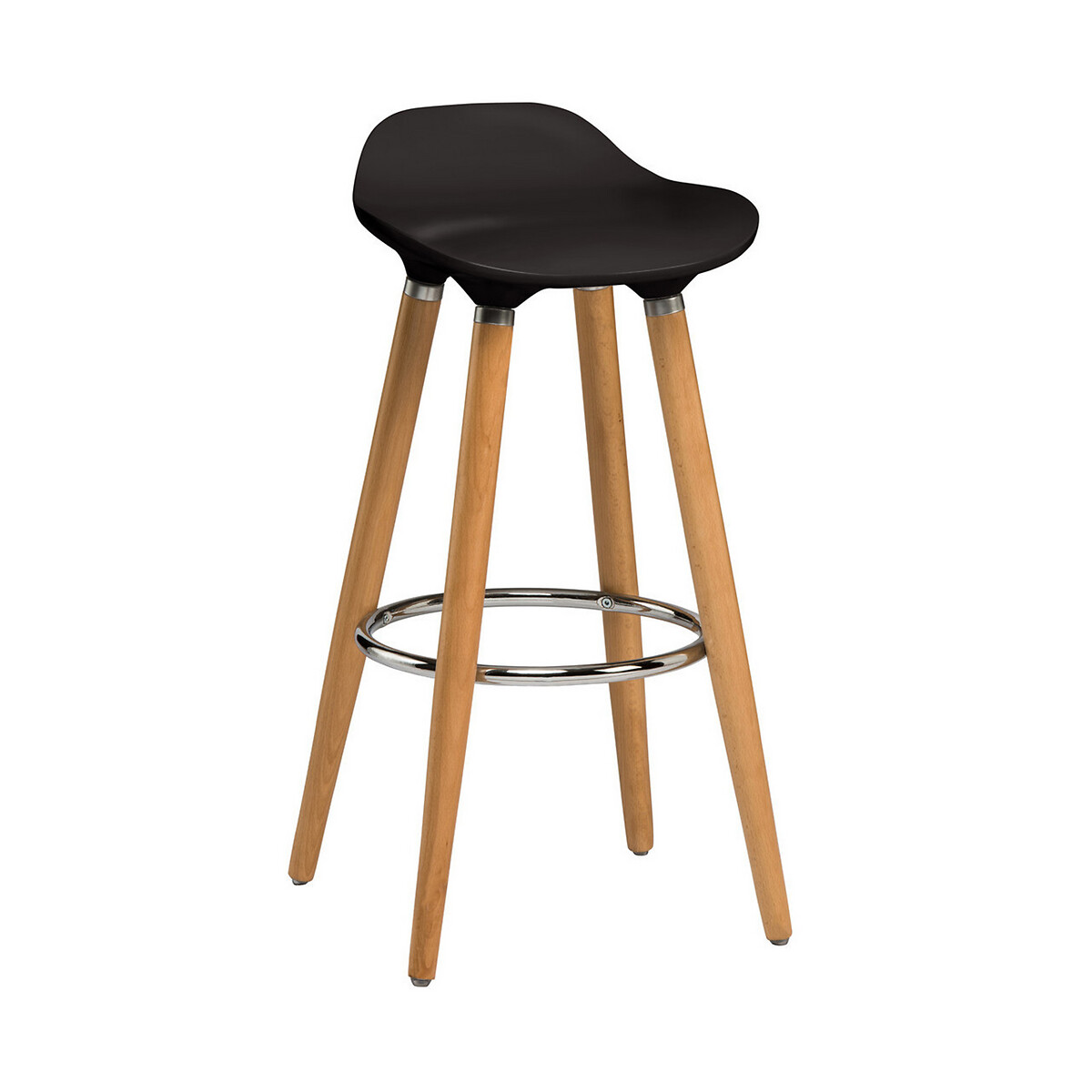 Zayden Scandi Bar Stool black, SO'HOME