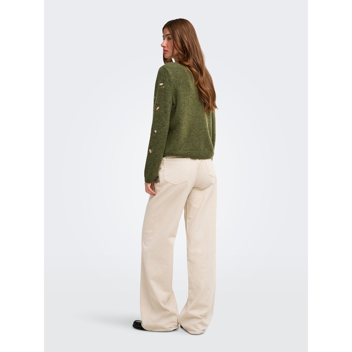 Pull En Maille burnt olive, ONLY
