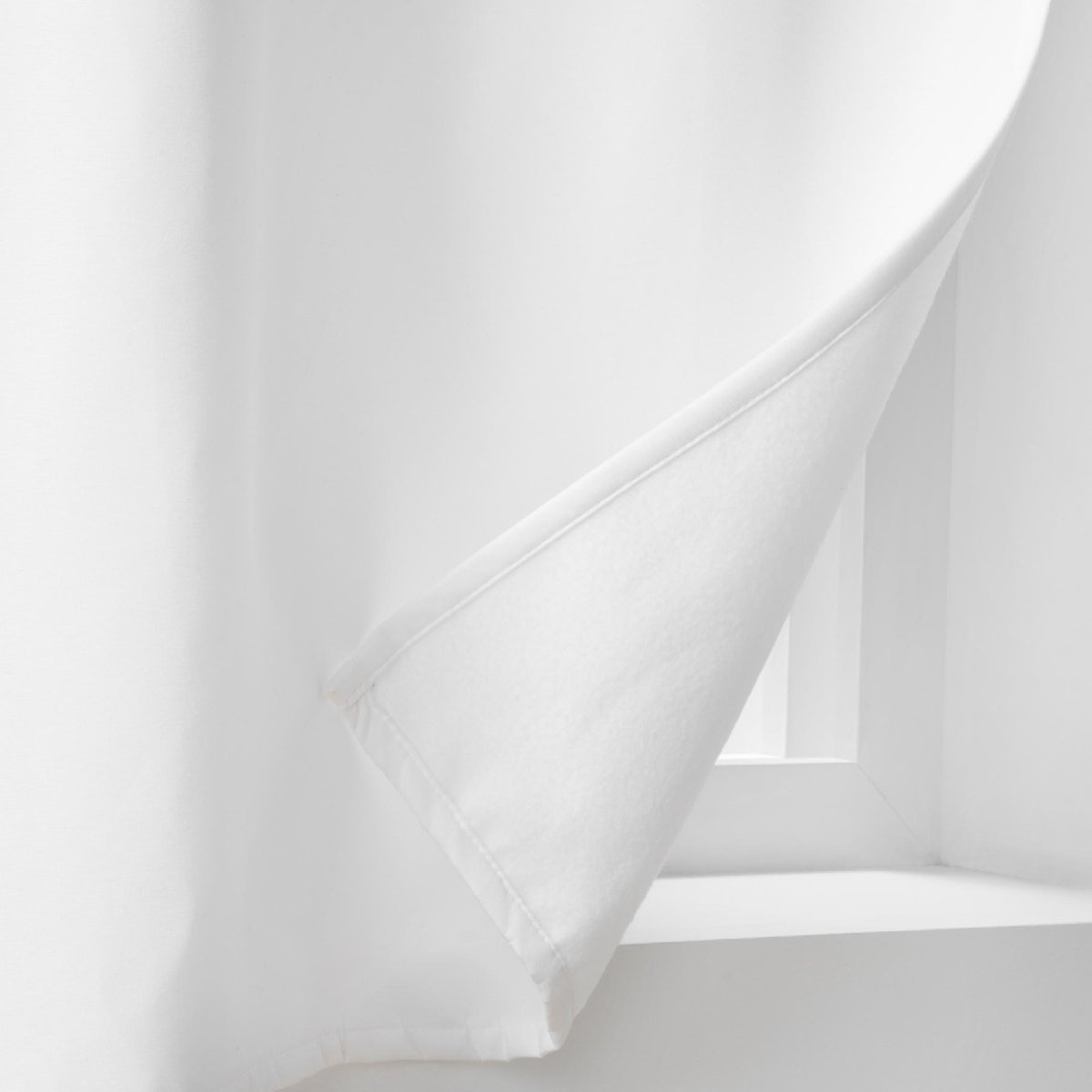 Rideau à Oeillets Isolant Blanc blanc, DOUCEUR D'INTÉRIEUR