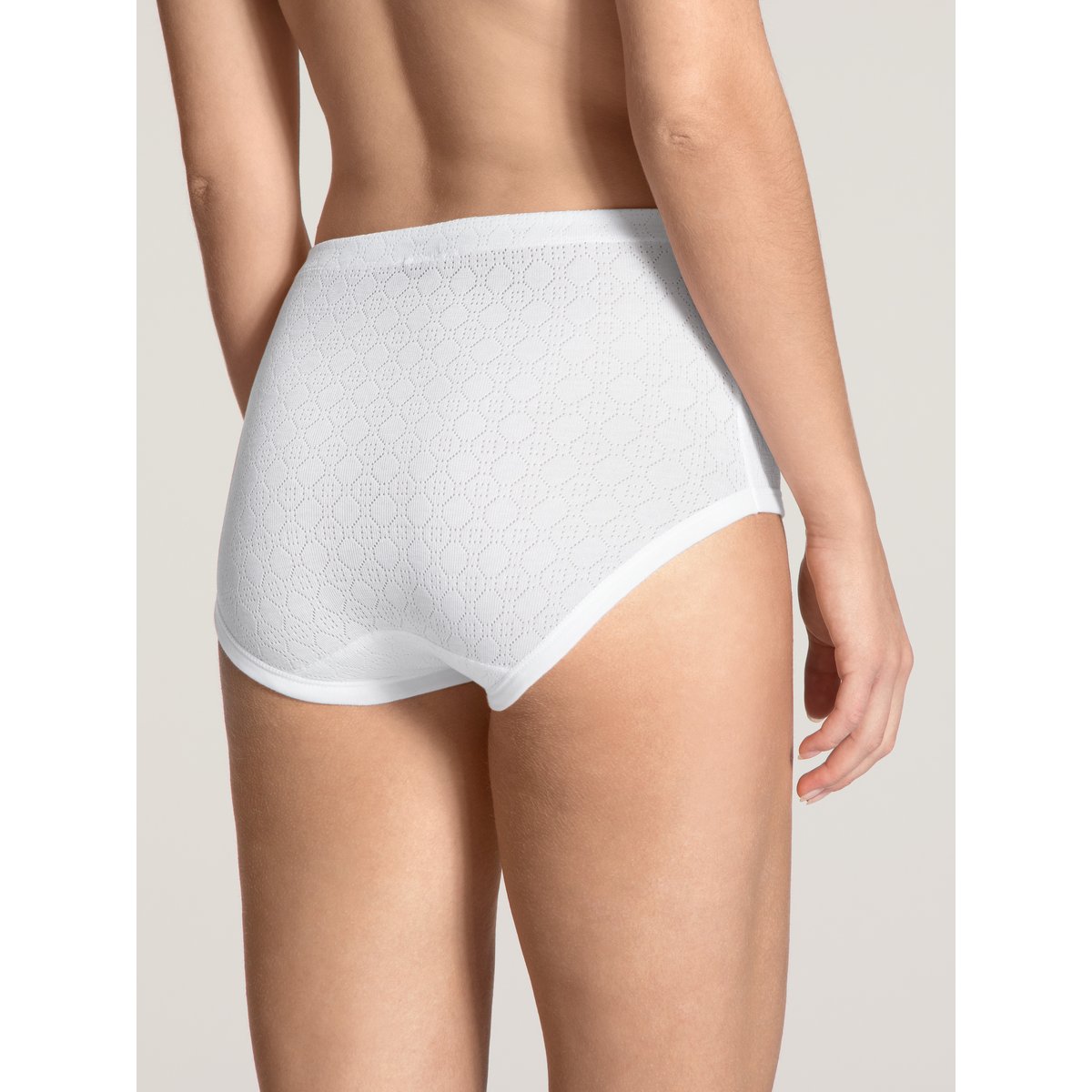 Culotte Coton ICONICS blanc, CALIDA