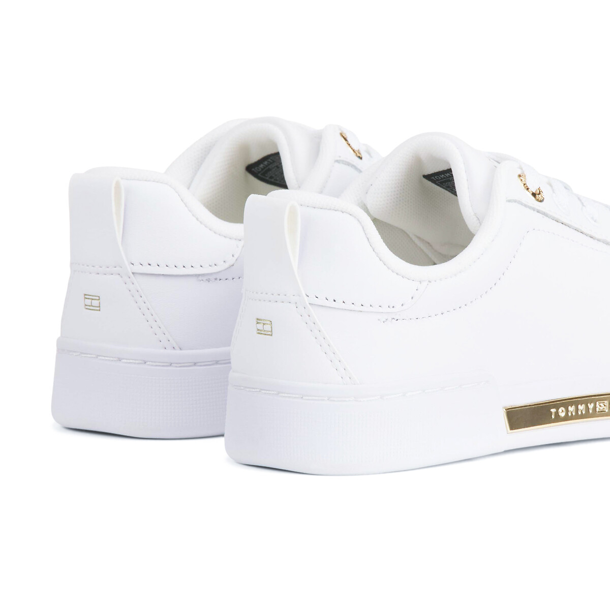 Sapatilhas Chique, em pele branco, TOMMY HILFIGER