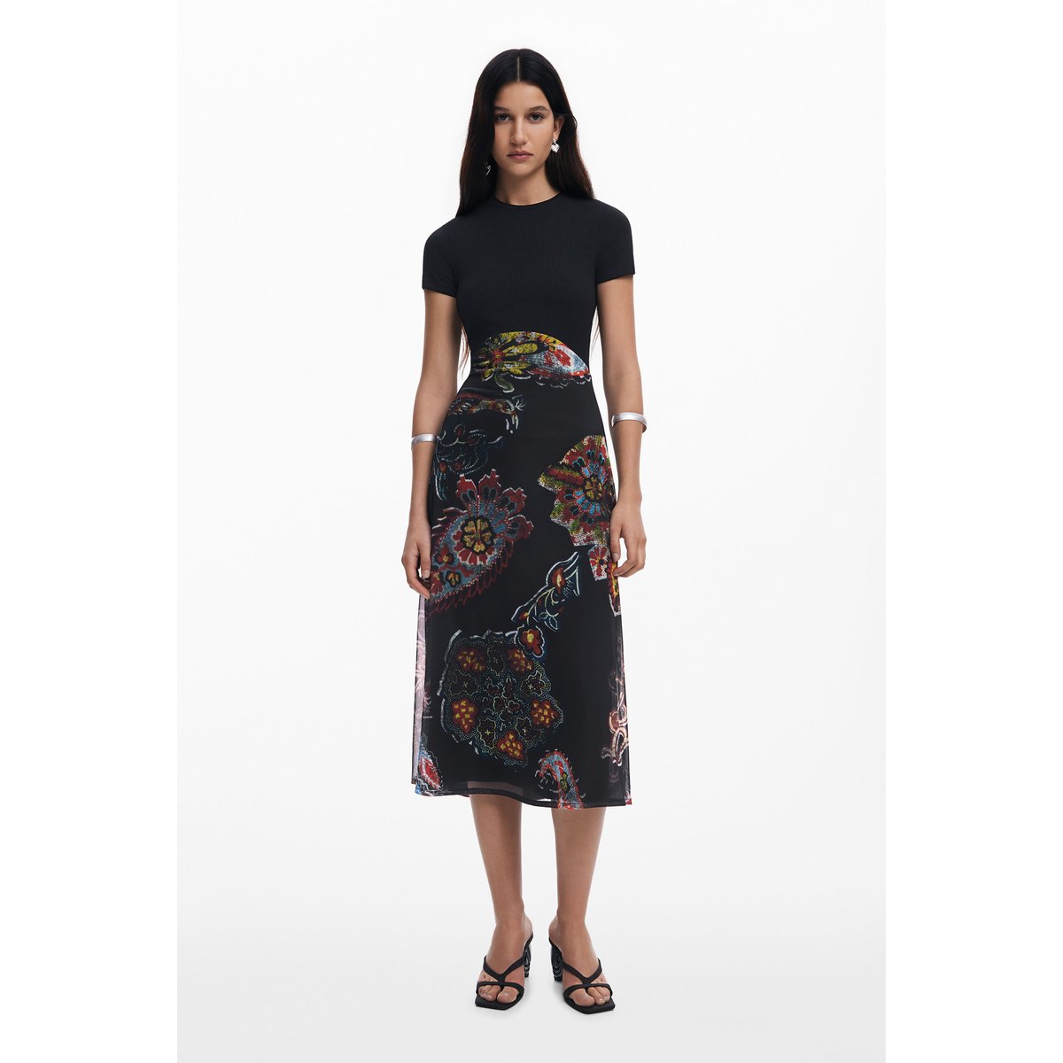 Robe conçue par Mr. Christian Lacroix noir, DESIGUAL