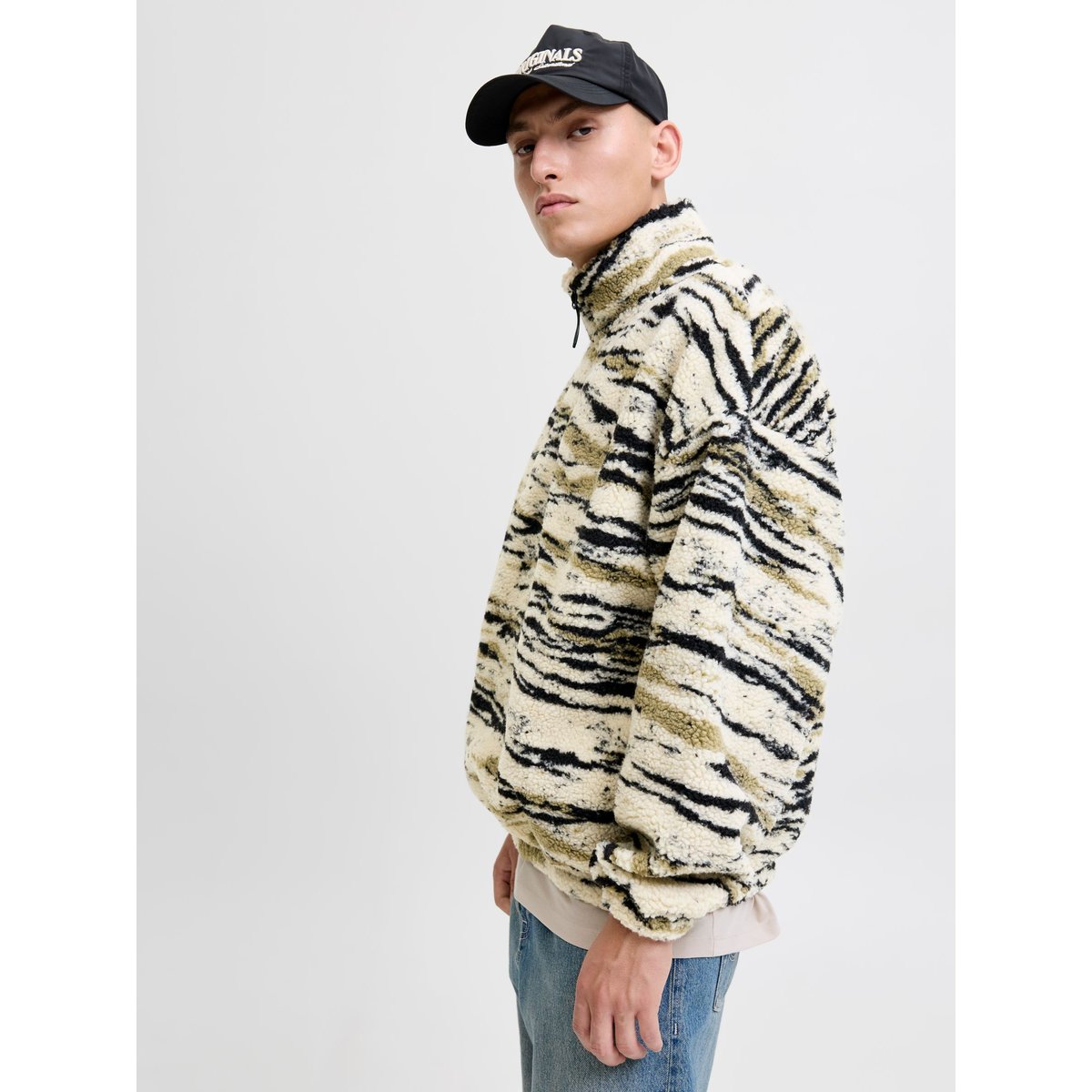 Sweat-Shirt En Polaire oatmeal 1, JACK & JONES