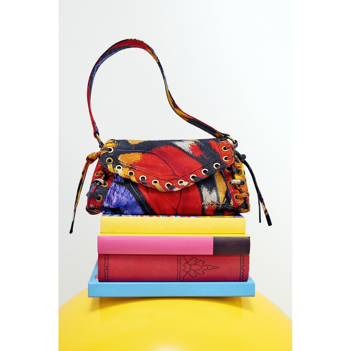 Sac imprimé moyen multicolore, DESIGUAL