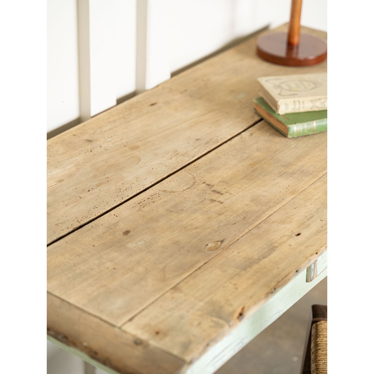 Table à manger de ferme en bois Romy N°1571 - Bon état bois clair, DEBONGOUT