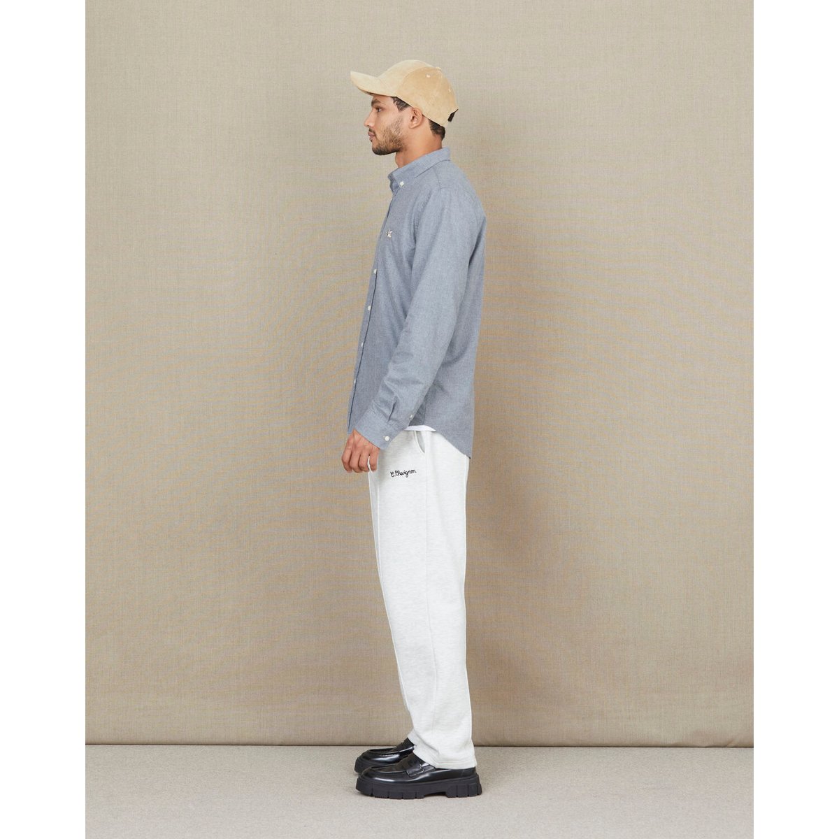 Chemise en coton PARIS gris, CHEVIGNON